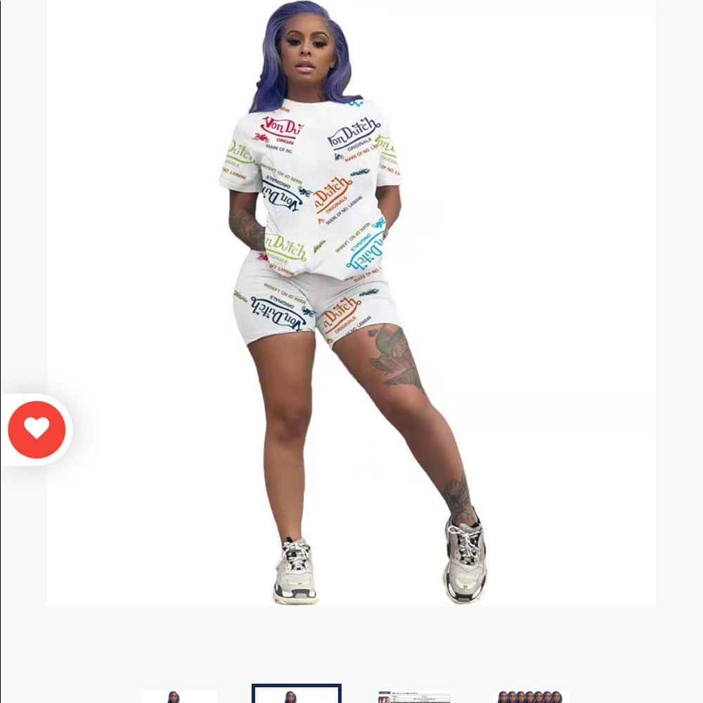 2piece short set